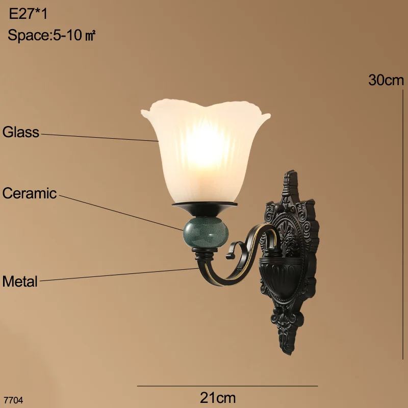 Современные потолочные люстры для гостиной металлические люстры со стеклянным абажуром на кухню люстра потолочная с фарфорой подвесные светильники для спальни керамическая подвесная лампа потолочная - Цвет абажура: E27x1