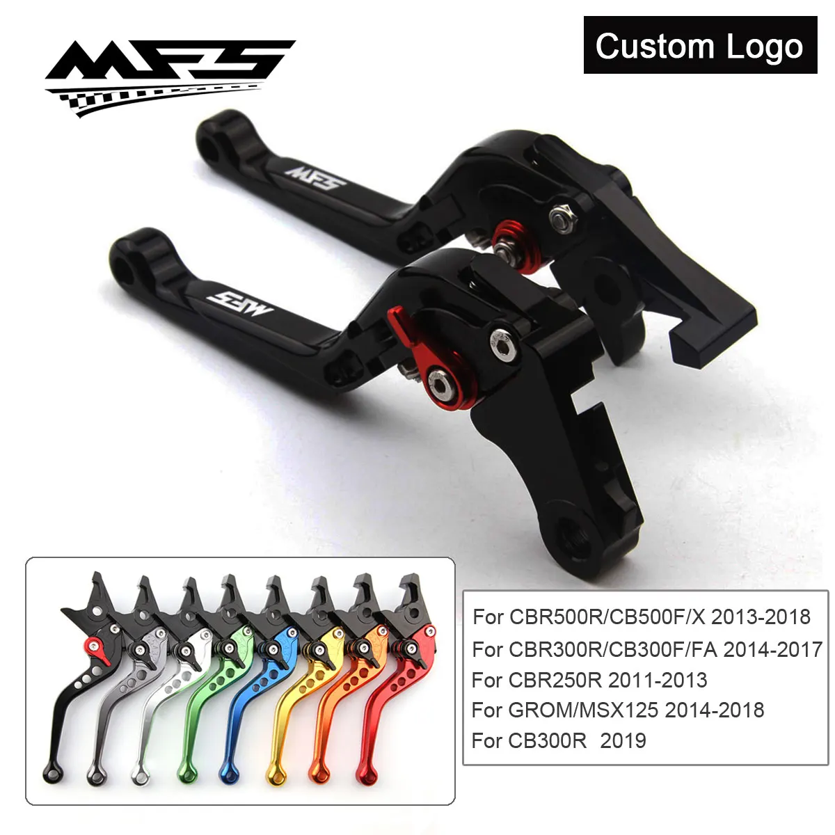 CNC тормозные рычаги сцепления ручка для Honda CBR500R CB500F CBR300R CB300F MSX125 CBR250R CB300R Тормозные Рычаги мотоцикла