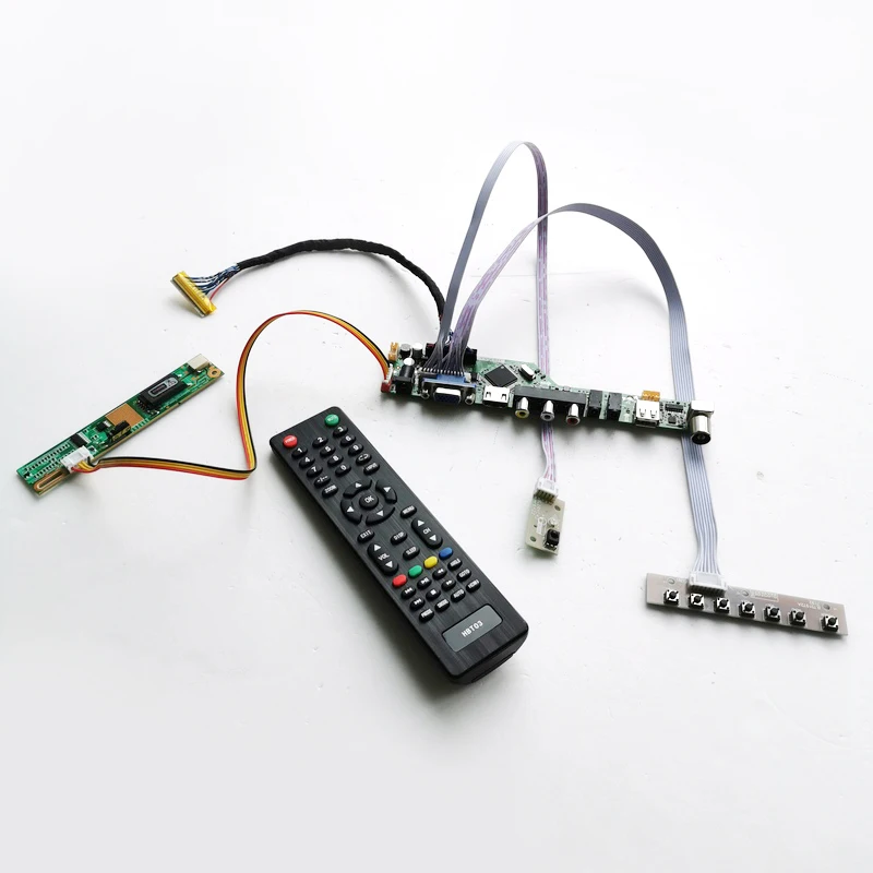 Для B150PG01 V0 VGA HDMI AV USB RF ЖК-дисплей панель Пульт+ инвертор+ клавиатура T. V56 плата контроллера 1CCFL 30-Pins LVDS DIY kit