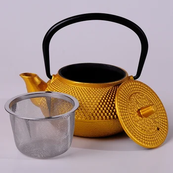 

Cast Iron Teapot Teapot with Filter Flower Tea Pour Kettle Coffee Teapot 300Ml