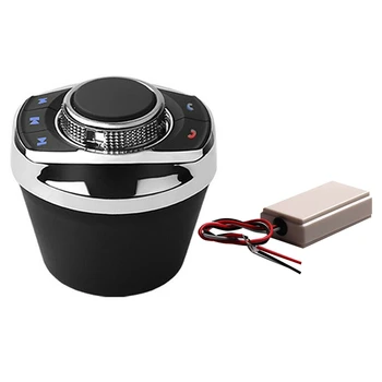 

Universal Car Wireless Steering Wheel Control Button with LED Light 8-Key Functions for Car Android Navi Player Auto