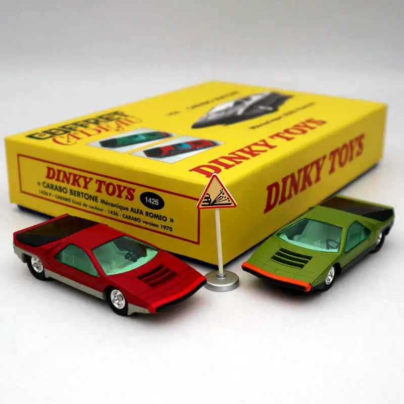 Atlas Dinky набор игрушек 1426 1426P Carabo Bertone Mecanique Alfa Romeo литые модели автомобилей