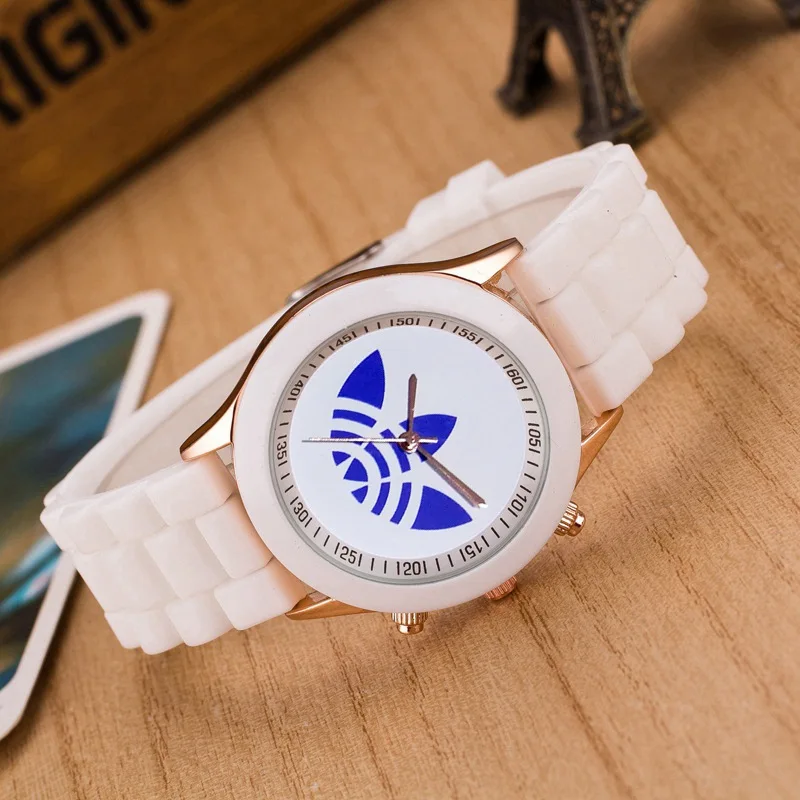 Relogio Feminino новые модные повседневные женские белые силиконовые кварцевые часы Женева женские спортивные цифровые часы подарок на праздник Chasy - Цвет: white