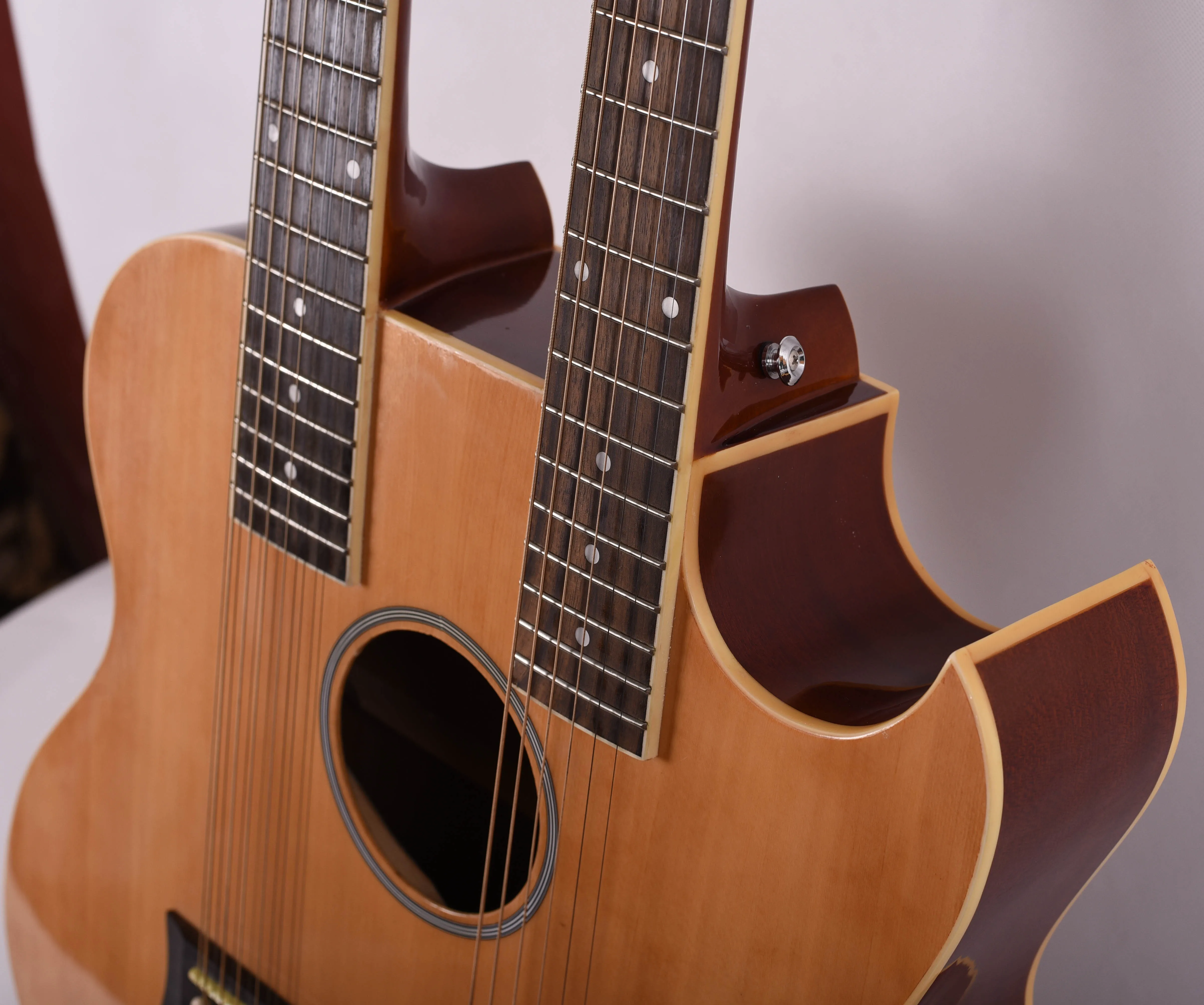 Топ из ели/Sapele задняя сторона с двойным горлом высокое качество ощущение