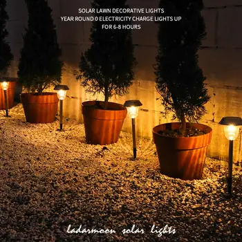 

2PCS Solar Lawn Light Decoration Garden Hollow Lawn Lamp Outdoor Pathway Light Waterproof Garden Solar led Light