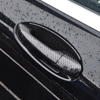

For Mercedes W213 W205 X253 handle door bowl car stickers glc x253 modified door handle protector carbon fiber