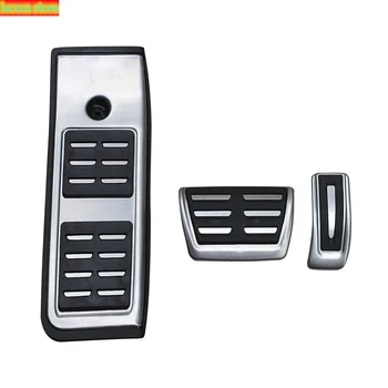 

For Audi A4 A5 B9 -2019 Footrest Dead Gas Brake Plate Pedal Cover Set Accessories