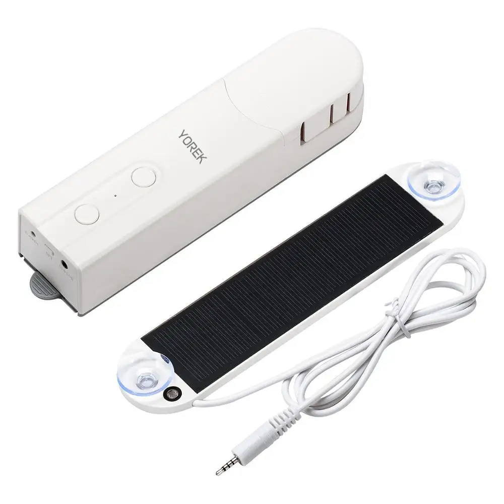 YOREK DIY Smart Motorized Chain Roller Blinds Shade Shutter Drive Motor Powered By Solar Panel and Charger Bluetooth APP Control