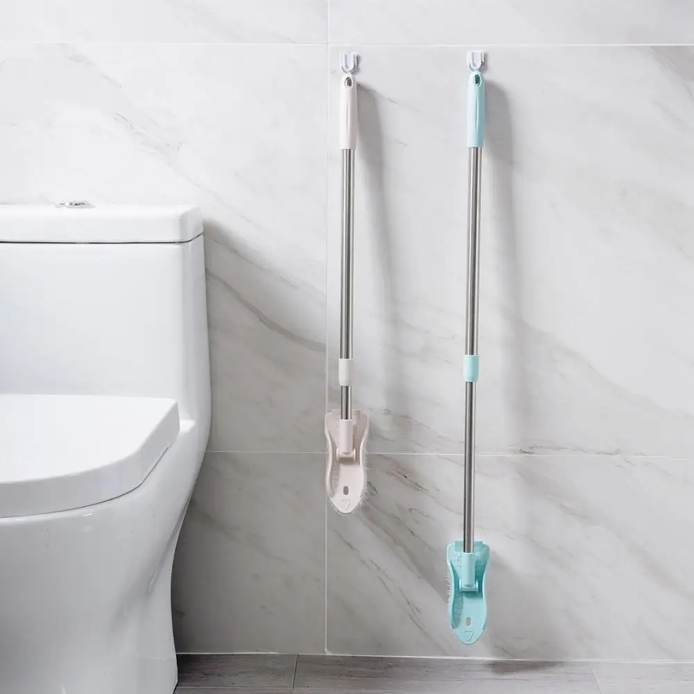 Flexible Long Handle Cleaning Brush Hard Hair Bathroom Floor Brush Bathtub Ceramic Tile Cleaning Brushes