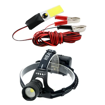

2 Set Light: 1 Set LED Outdoor Light COB Camping Light Portable Emergency Lighting 12V Highlight & 1 Set Hp70.2 Led 32W High Zoo