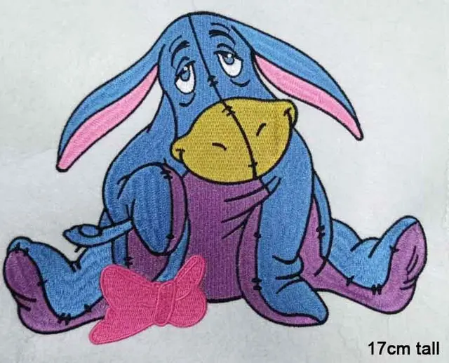 Disney Winnie The Pooh Piglet Eeyore Iron On Embroidered Clothes Patches For Girl Woman Clothing Stickers Garment Wholesale 6