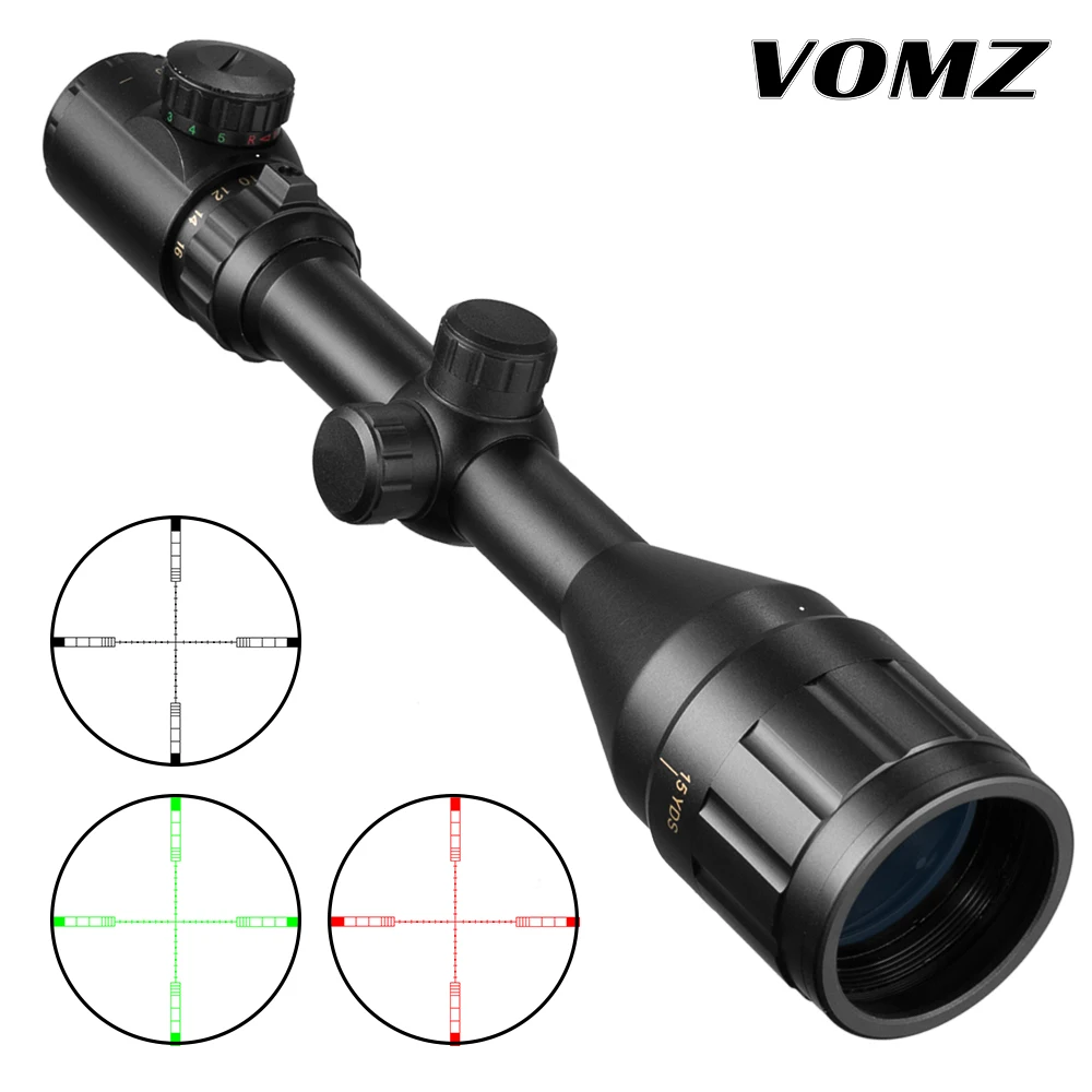 VOMZ 4-16X50 AOE Scope Optics Rifle  Sight Tactical Riflescope Hunting Scopes Full Size Glass Etched Reticle Air Rifle Scope