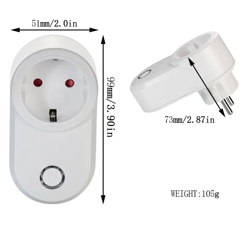 Wireless Remote Control Smart Socket EU UK French Plug Wall 433mhz  Programmable Electrical Outlet Switch 220v 230v LED