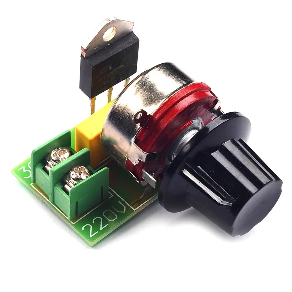 

Electronic 2000W Imported Thyristor High Power Dimmer Regulator Speed Control Temperature