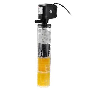 

3 in 1 Aquarium Filter 4 Layers Fish Tank Filter Aquarium Internal Filter Aquarium Pump For Air Pump Air Oxygen Increase