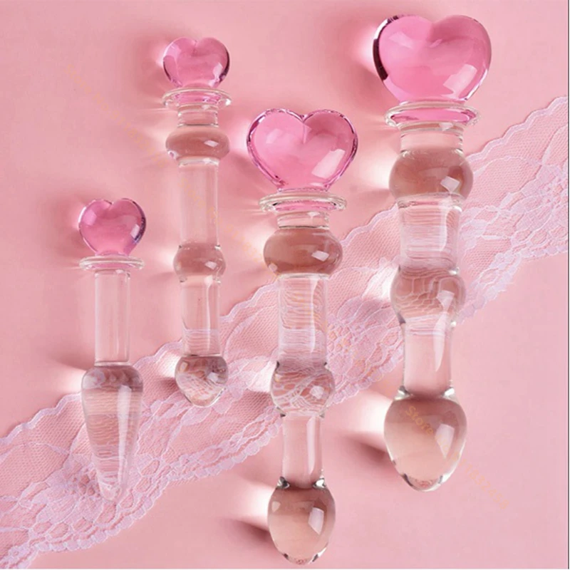 Kristallglas Dildo Und Analperlen Plug Für Analstimulation_voghion.com
