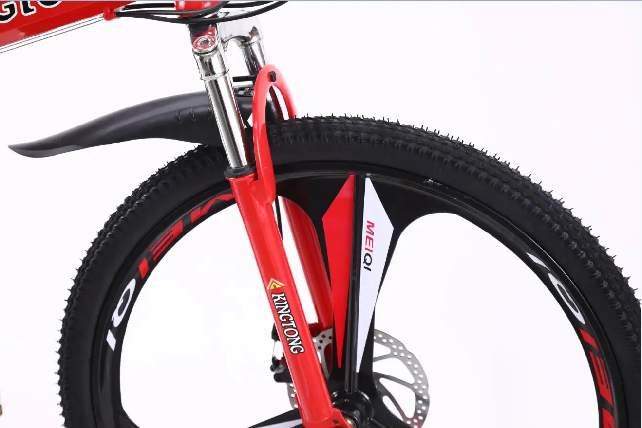 KINGTONG Double disc brake 21/24/27 Speed Mountain Bike 24/26inch Fat Tire Bikes Shock Absorbers Bicycle Free Delivery Snow Bike
