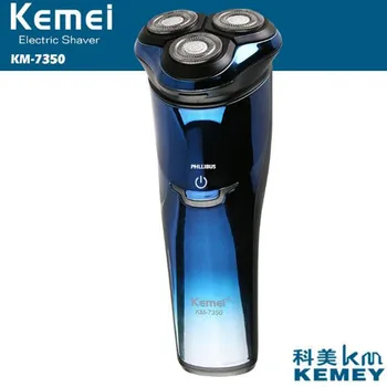 

Kemei electric shaver KM-8009 cordless electric shaver double blade beard trimmer rechargeable