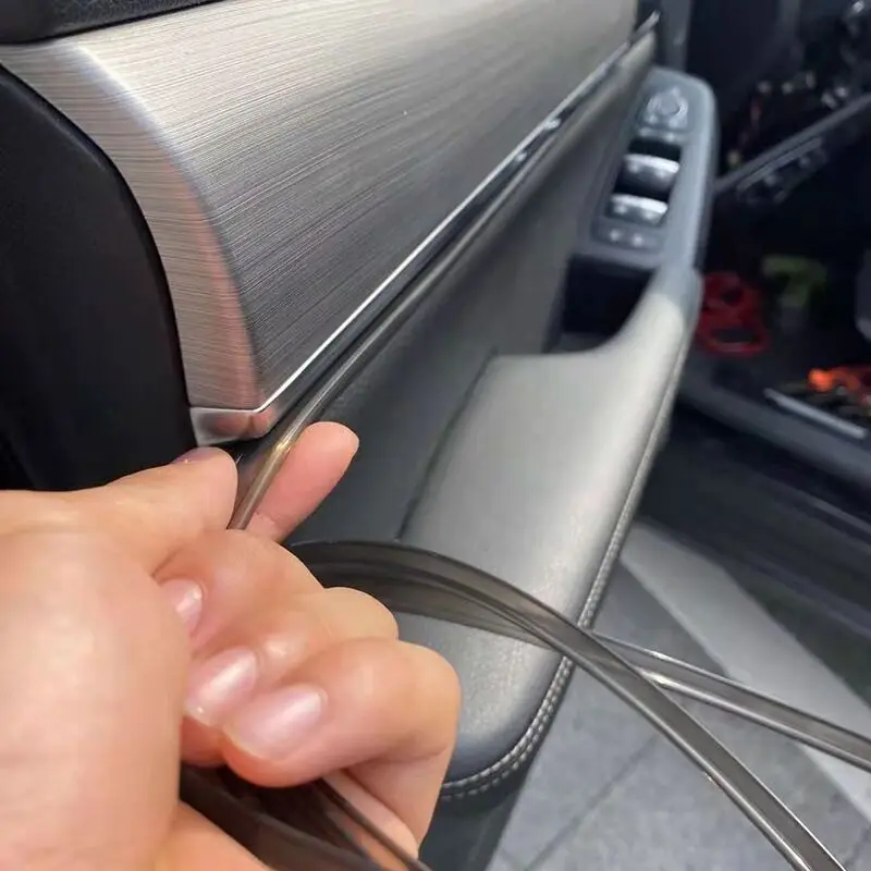 Black Bendable Solid Core 2.5mm(Dia.) T-shape Side Glow Fiber Optic Cable w/Skirt fin Car Decorative Atmosphere DIY Lighting fiber optic cable