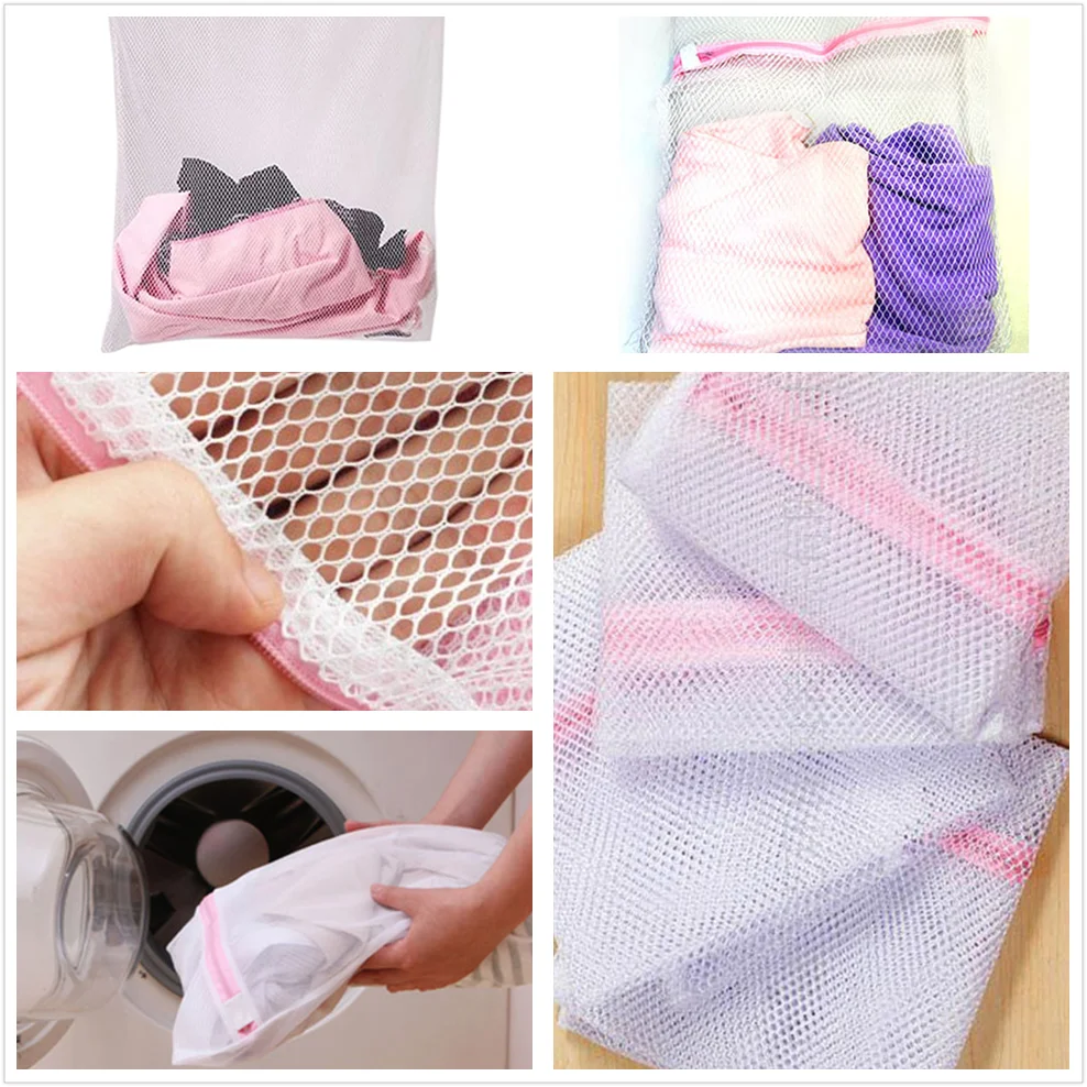 1PC Convenient Bra Clothes Wash Laundry Bags Protect Coarse Mesh Wash Bag Home Using Clothes Wash Bag