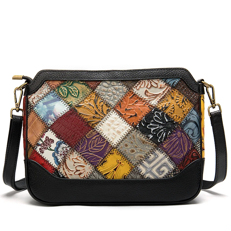 MVA Bohemia сумка, женские сумки из натуральной кожи, женские сумки через плечо, сумки через плечо для женщин, сумка-мессенджер, роскошная сумка - Цвет: 089colorful