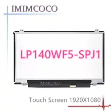 14 ''FHD ips сенсорный экран LP140WF5-SPJ1 для DELL D/PN: 0 JTP6X с сенсорным экраном Оцифровка 1920x1080 40 контактов