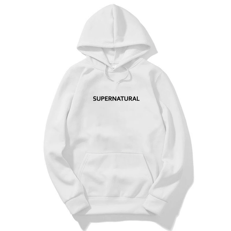 Supernatural Long Sleeve Hoodies Sweatshirts Autumn Hooded Sweatshirt Pullovers Women Men Fashion Hoody Boys Girls Lovely Hoodie