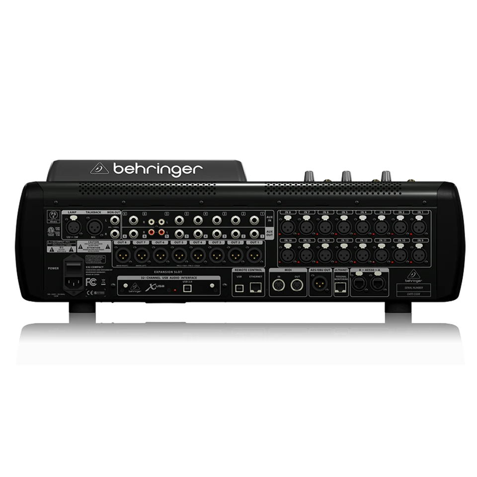 大幅値下げ‼️Behringer X32Compactデジタルミキサー アンプ付き ベリンガー X32 コンパクト デジタル オーディオ ミキサー、16 個の