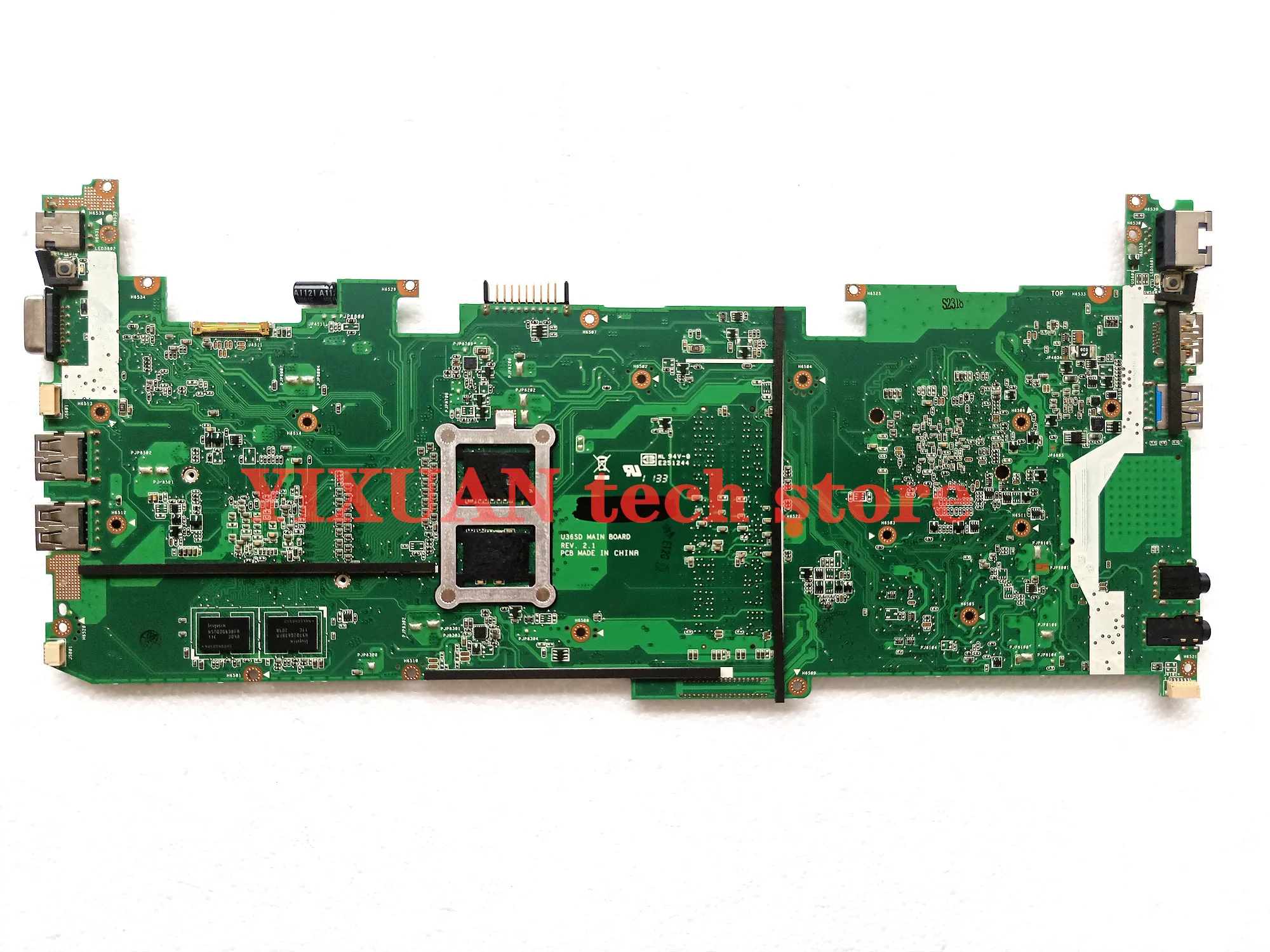 ESHAKHARE U36SD i3-2350M для ASUS U36S U36SG U44SG Материнская плата ноутбука U36SD материнская плата GT520M N12P-GV-B-A1 REV 2,1 тесты работы