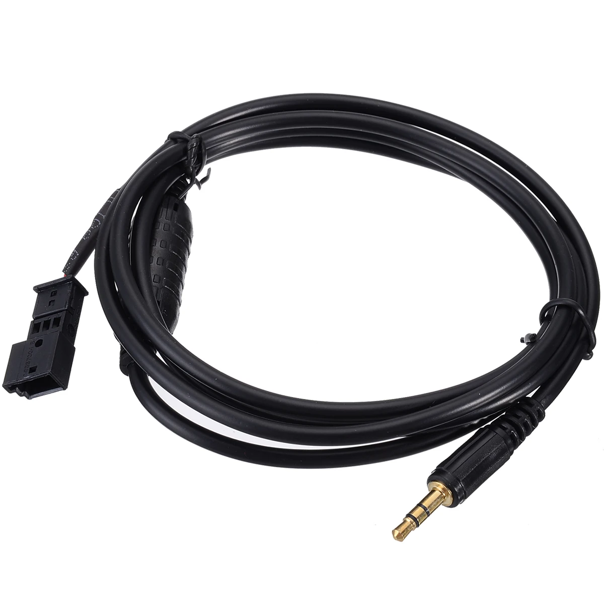 For BMW BM54 E39 E38 E46 E53 X5 New 3.5mm 3 Pin Female Black AUX Audio Input Kit Adapter Music Cable Wire