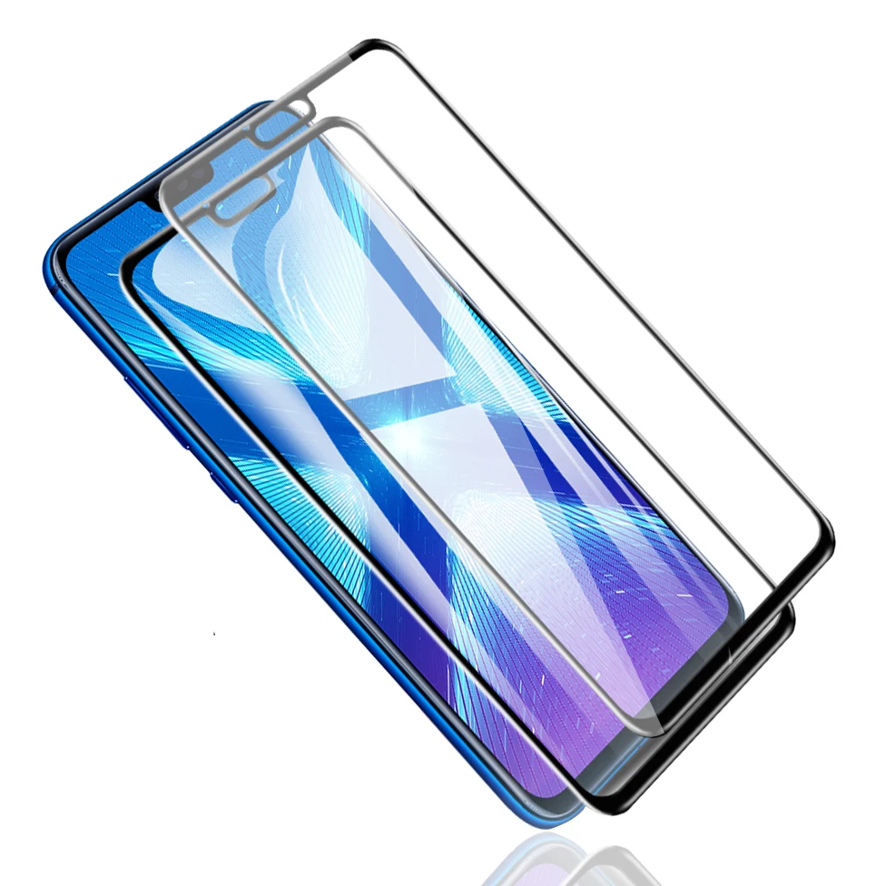 

2Pcs Tempered Glass For Huawei Honor 8X Screen Protector honor 8X huawey honer 8 X x8 Honor8X JSN-L21 Full Cover Protective Glas