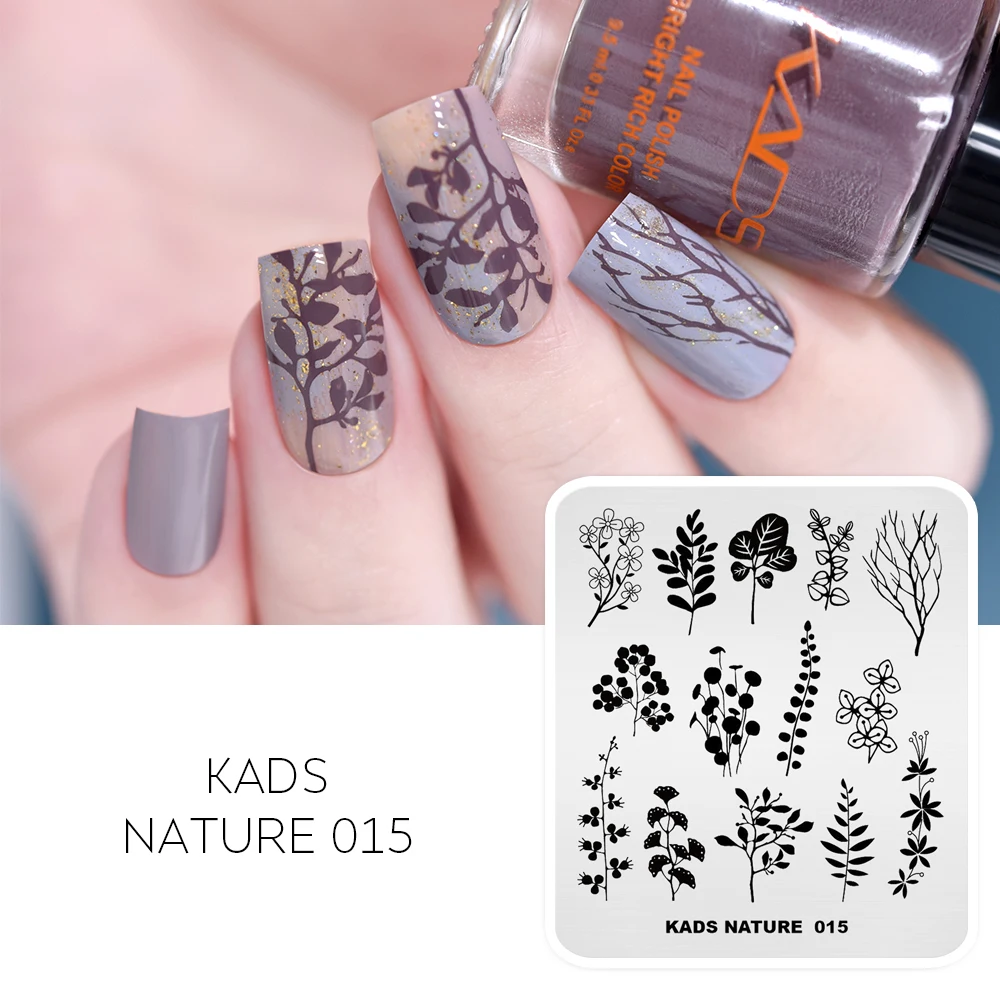 Nail Art Stamping Plate 45 Designs Flower Leaves Pattern Stamp Template Image for Printing Stencil Tool | Красота и здоровье