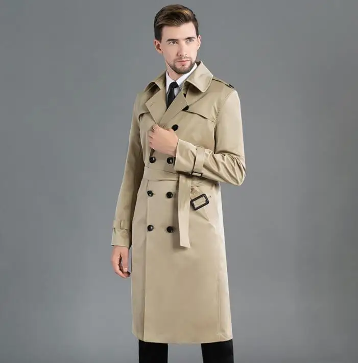 Cheap Mens trench coats man long coat 