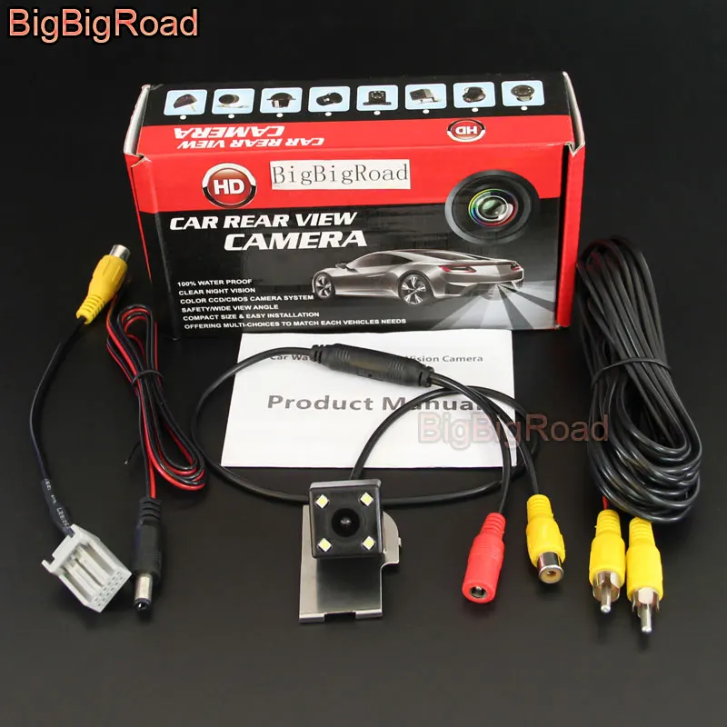 BigBigRoad Car Rear View Backup Parking Camera With Adapter For Honda Accord LX / Inspire 2018 Work Original Screen | Автомобили и