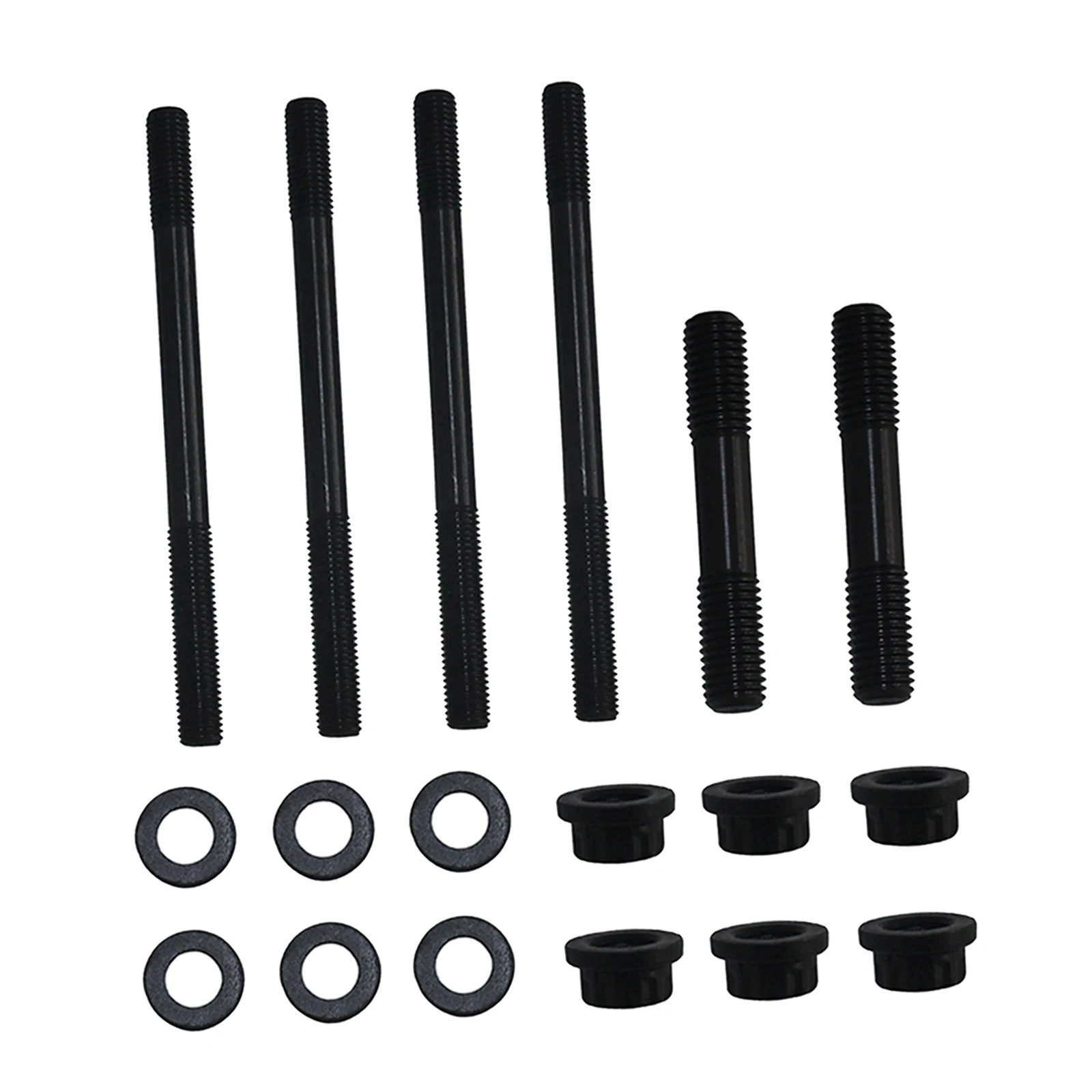 Solid Metal Cylinder Head Studs Bolts Washers Replace Kit for Yamaha