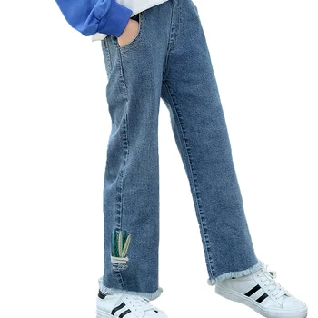 

Girl Jeans 2020 New Autumn winter girl Sweatpants kids denim Cargo pant for girl Teenagers clothes 8 10 12 14 16 years