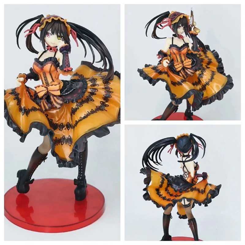 

New 25CM Japan Anime Date A Live Nightmare Sexy Pajamas Figure Tokisaki Kurum Sexy Girl Pvc Action Figure Collection Toys