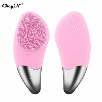 

2 IN 1 Rechargeable Face Cleaning Brush Silicone Face Massage Brush for Deep Pore Cleansing Gentle Exfoliating and Anti Aging