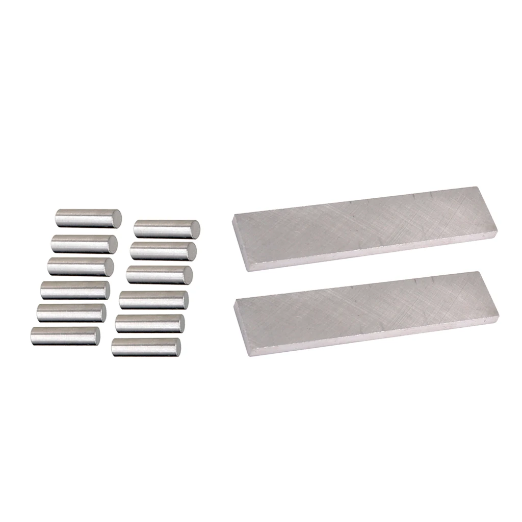Электрогитара Alnico 5 Humbucker Pickup Polepiece Магнитные Металлические Болты магниты бар