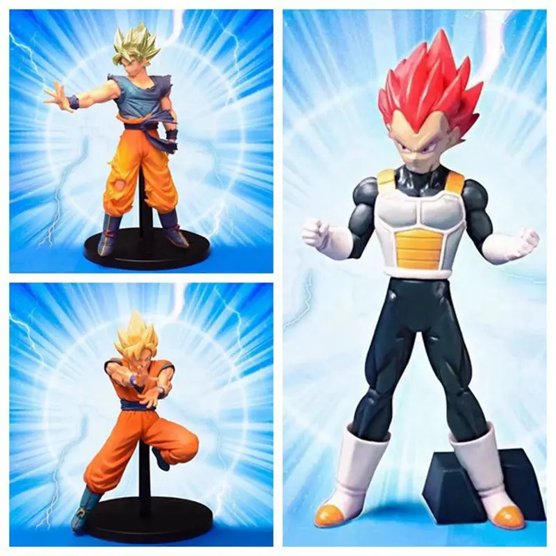 

Yellow Sun Wukong Special Edition Red Hair Vegeta Film Version Ultra-Stunt C Reward Model Boxed Garage Kit