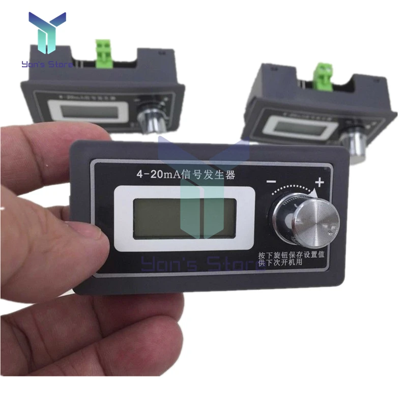 4-20mA LCD Digital Signal Generator DC Adjustable PLC Current Transmitter Tester Two Wire Output Dynamic Test Output 2 orders 2