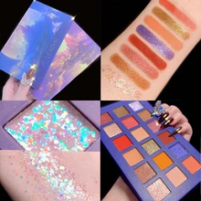 

1 Pc 18 Colors Castle Neon Sequins Eyeshadow Palette Glitter Matte Pearl Long Lasting Waterproof Easy To Wear Eye Makeup Palette