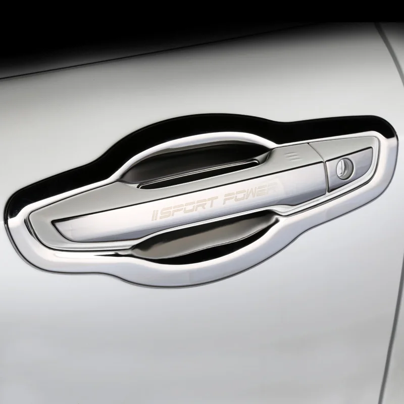 Для Honda CRV CR-V нержавеющая стальная наружная дверь крышка чаши Ручка Наклейка защитная крышка внешняя модификация