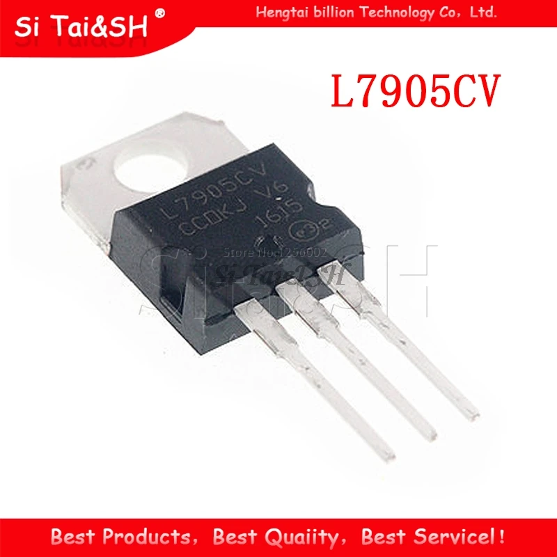 10 шт. L7905CV TO220 L7905 220 7905 LM7905 MC7905 Новый и оригинальный IC|Интегральные схемы| |