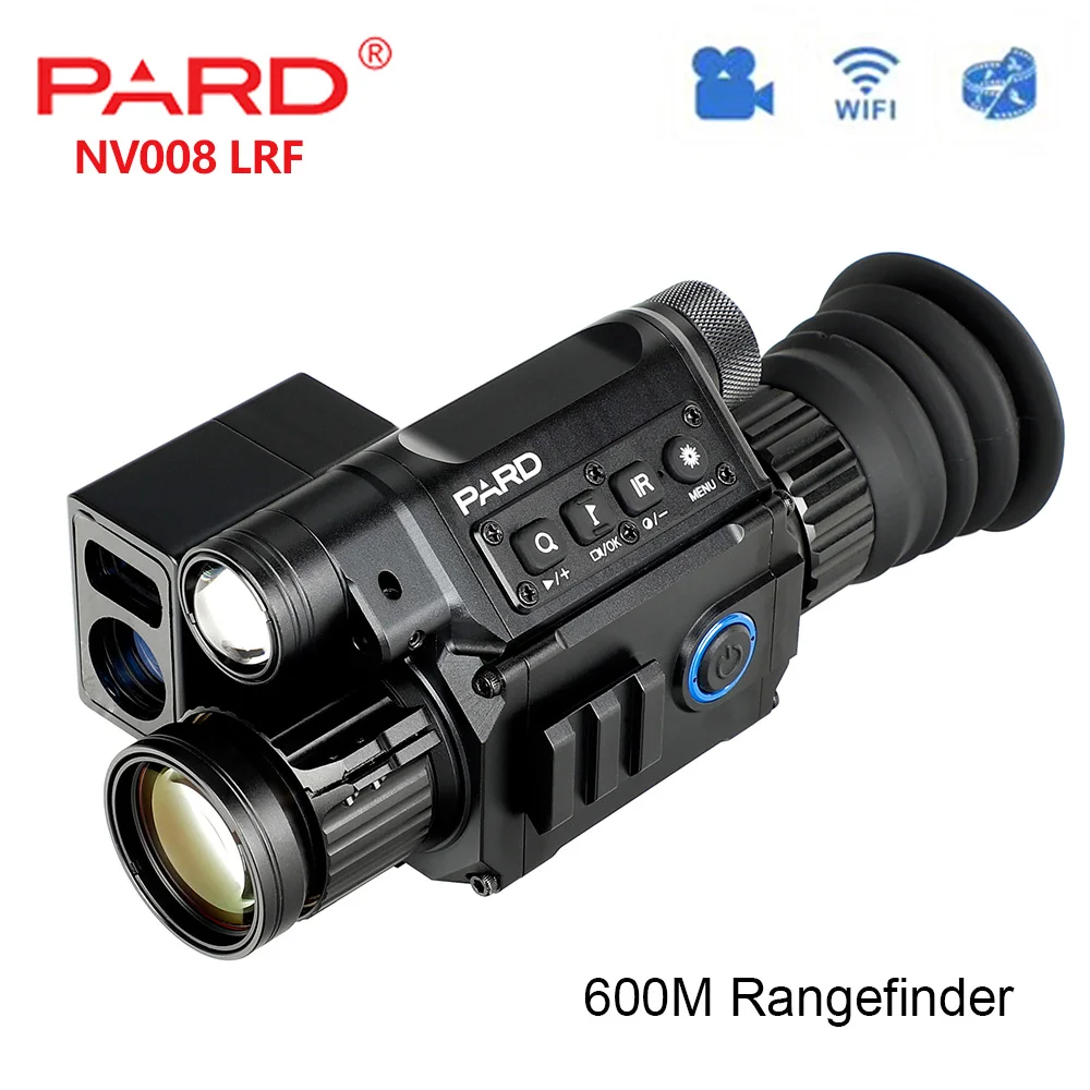 

PARD NV008LRF Hunting Digital Night Vision Scope 6.5x-12x Magnification 200 IR Detecting Riflescope With Laser Rangefinder
