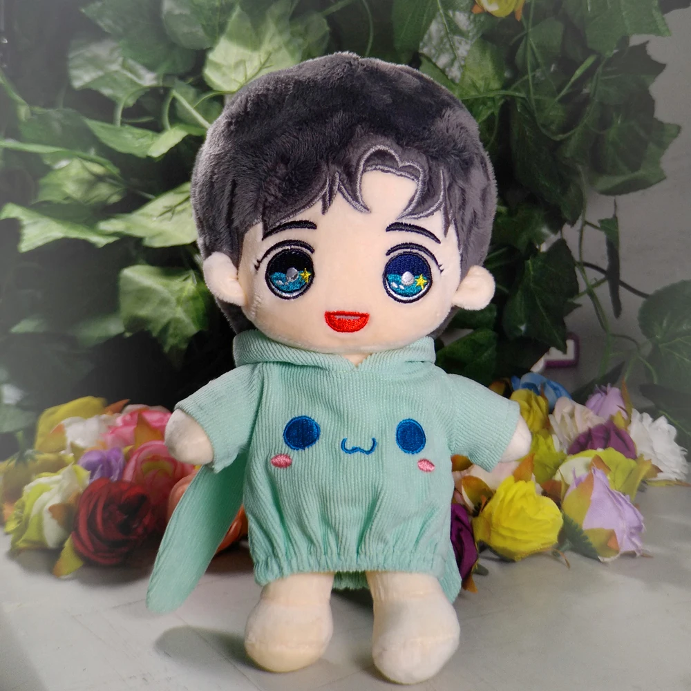 Free Shipping 20cm Korea Plush Doll With Clothes Outfit Rabbit Hoodies Cartoon Human Stuffed Toy Baby Dolls Gift | Игрушки и хобби