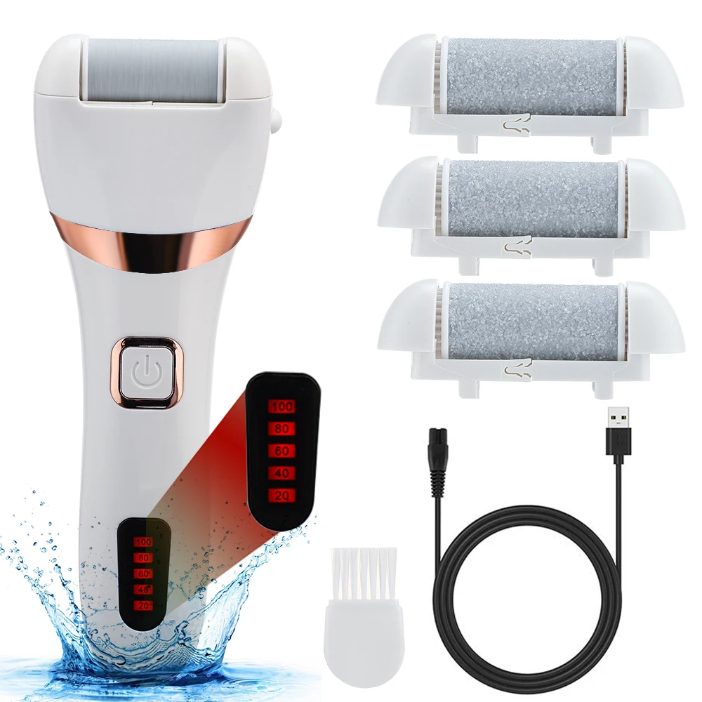 Electric Foot File Two-Speed Adjustment Pedicure Tools Dead Skin Callus Remover USB Grind Machine Portable Care Tool | Красота и