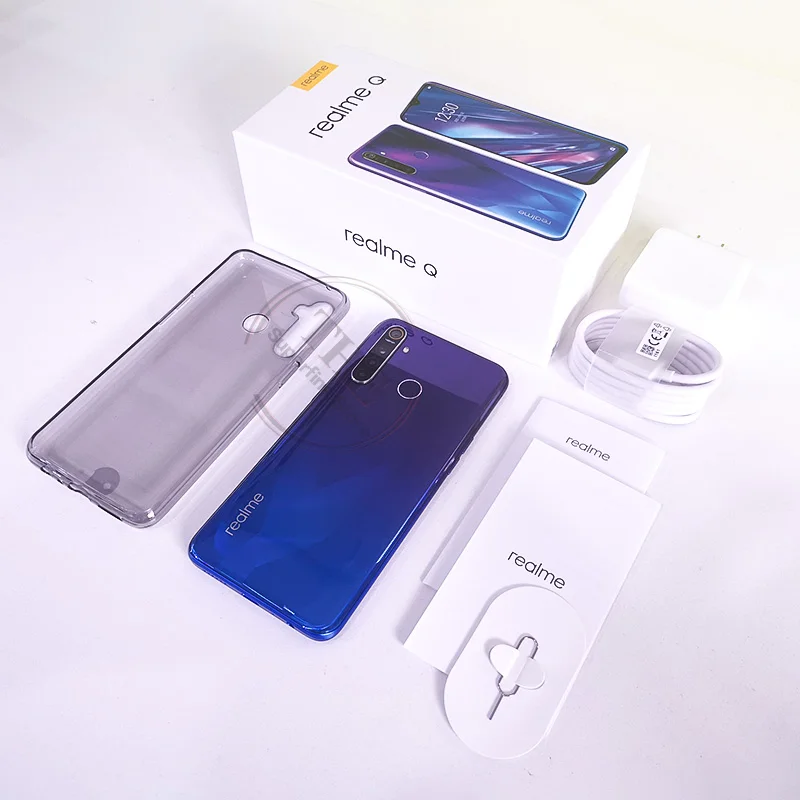 Realme 5 pro Google Play realme Q 6,3 ''полноэкранный водонепроницаемый Восьмиядерный VOOC 2340 × 1080 5 камер 48MP Face ID realme 5 смартфон