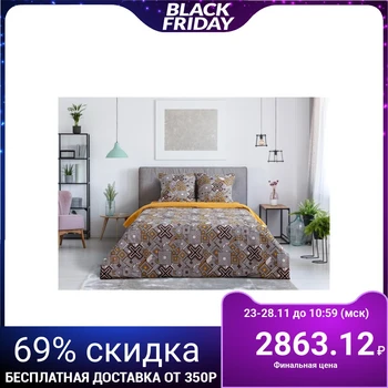 

Bed linen Ethel Euro "Limit", size 200x217 cm, 220x240 cm, 70x70 cm-2pcs, 100% cotton, percale