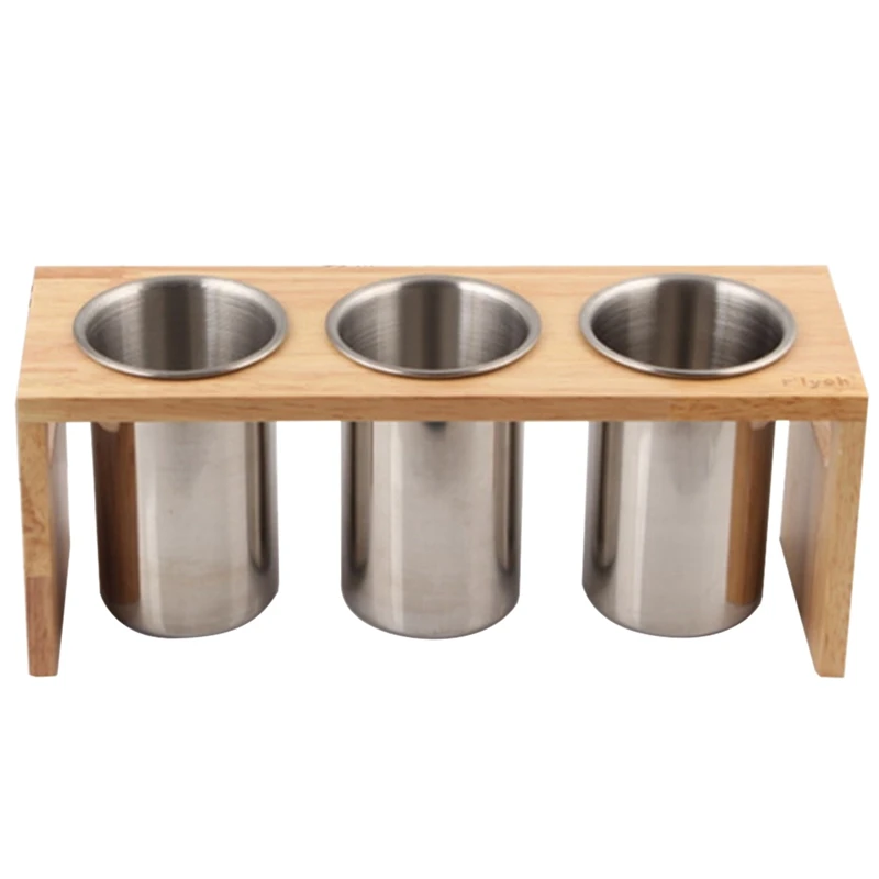 

Multifunction Kitchen Countertop with Base Drain Stainless Steel Easy to Clean Proof Cutlery Holder Flatware Organizer